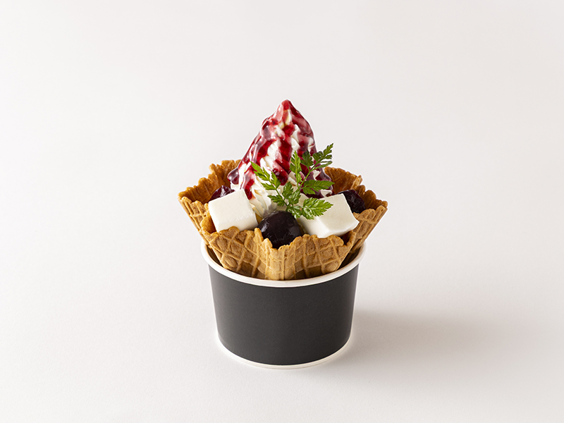 火藍の特製チェリーケーキボウル